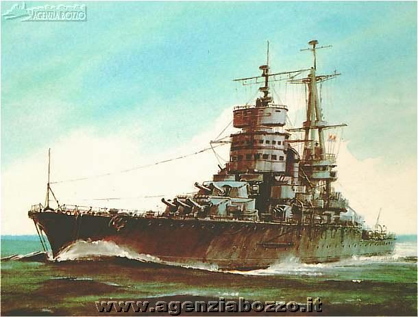 Navi Da Guerra RN Giulio Cesare 1911 Nave Corazzata Da Battaglia 